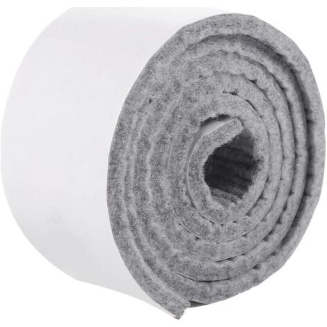 Nastro adesivo in feltro antiscivolo 100x5x0,5 cm per la protezione dei mobili, cuscinetti protettivi adesivi per gambe di tavoli e sedie, antigraffio, per uso interno e in ufficio. (1/5)