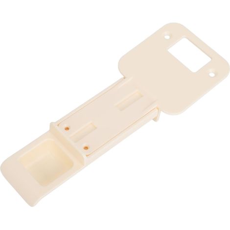 Bloque-porte pour chat ABS extensible réglable loquet de porte anti-chien pour station alimentation chat et litière (1/5)