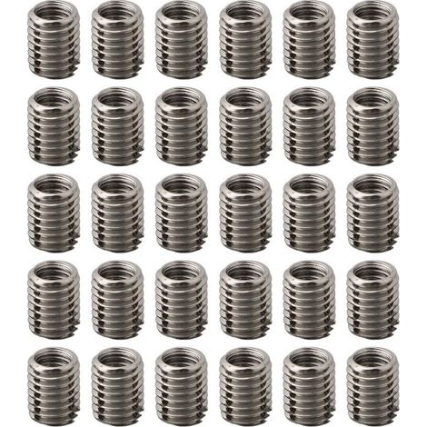 Inserts filetés en acier inoxydable M6 x 1,0 à M8 1,25, longueur mm (1/5)