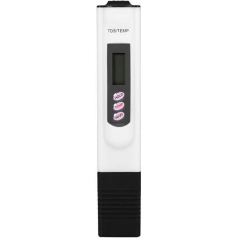 Stylo testeur de qualité d'eau numérique LCD, filtre de pureté, testeur TDS, 0-9999 ppm, blanc (1/5)