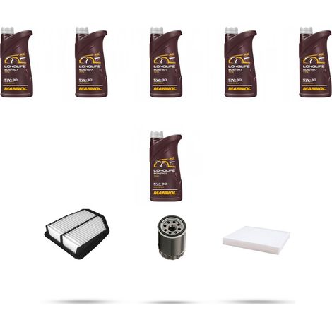 Kit tagliando 3 FILTRI e 6L OLIO compatibile con Suzuki Grand Vitara 3.2 V6 171kw dal 2008 (1/5)