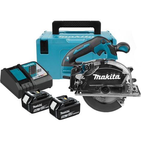 MAKITA DCS553RTJ 18v Circ metal cutting saw 150mm