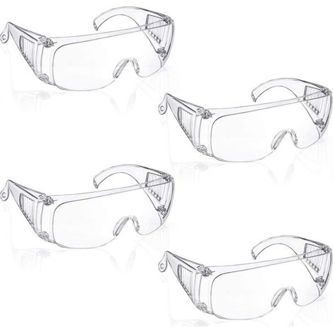 Klare Schutzbrille – PSA-Standard – Explosionsgeschütztes Polycarbonat – Hohe Schlagfestigkeit – Belüftetes Design für optimalen Tragekomfort