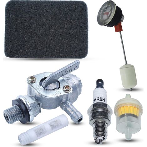 Filtre à air pour générateur Generac GP5500 GP6500 GP6500E GP7500 GP7500E GP8000E H5500 H7500 RS5500 RS7000E avec filtre à carburant et bougie d'allumage à remplacer 17211899000 (1/5)