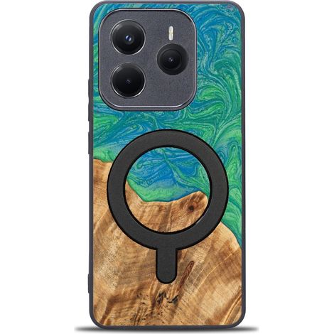 Custodia esclusiva Bewood per Xiaomi Redmi Note 14 5G - Neons - Tokyo con MagSafe (1/3)