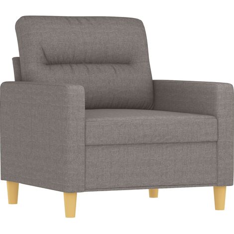 Fauteuil de Salon,Chaise,Fauteuil Taupe 60 cm Tissu CFW616071 (1/5)