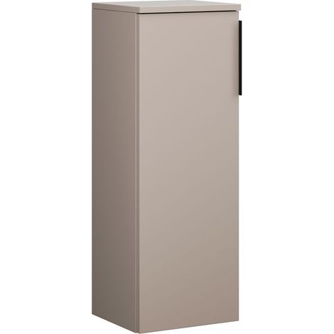 burgbad Eqio Armoire mi-haute 1 porte, charnières à gauche,