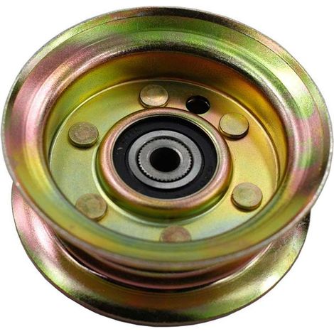 Lot 2 poulies acier – Pour Poulan Roper Craftsman Husqvarna 173437 – Poulie tondeuse robuste (1/5)