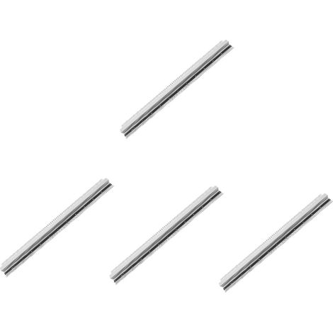 Règle en aluminium (lot de 4) avec échelle mesure, petite d'étudiant (1/5)