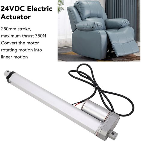 Elektrischer Linearantrieb mit 250 mm Hub für Hebesysteme, 24 V DC, 750 N, weiß (1/5)