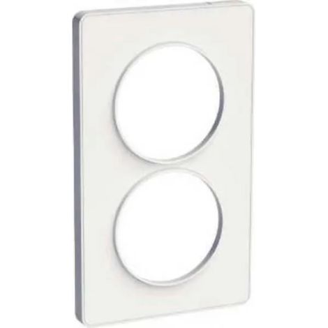 Placca Schneider Electric Odace Touch 2 posti IK04 IP21