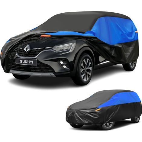 Housse de Voiture Imperméable et Respirante, Bâche pour Renault Captur, Housse de Voiture Noire et Bleue, Bâche de Garage Complète pour Protéger de la Pluie, du Soleil et de la Poussière.,Convient pou (1/5)