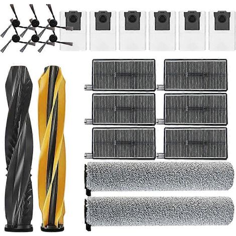 Pièces détachées pour aspirateur balai Dreame Aqua10 : brosse principale, filtre HEPA, sac à poussière (1/5)