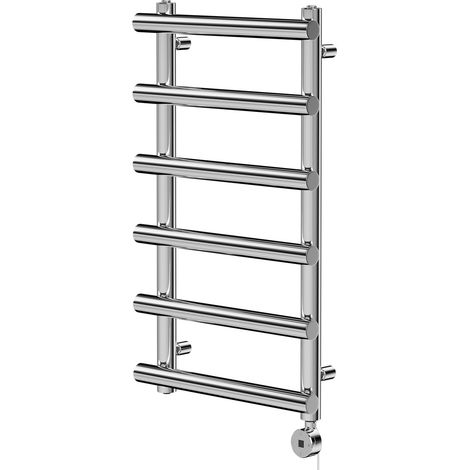 Wholesale Domestic Finley Chrome 850mm x 500mm Designer Digital Thermostatic Electric Heated Towel Rail (1/5)
