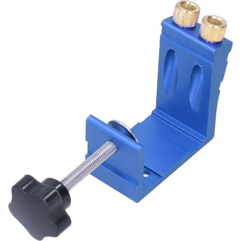 Positionneur de Perçage Oblique à 15° pour Chevilles Bois – Guide de Perçage Précis pour Menuiserie et Assemblage de Meubles