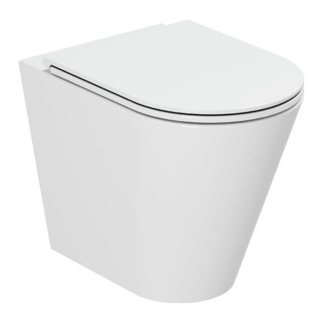 Vaso a terra 37x54 cm in ceramica bianco - Azzurra Ceramica Forma - Senza copri wc