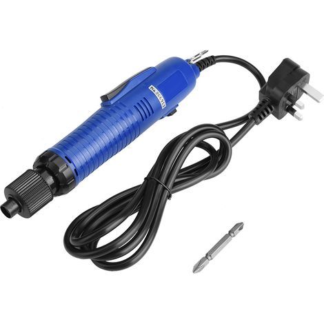 Tournevis électrique 1/4" semi-automatique à tige droite avec prise UK 220V (1/5)