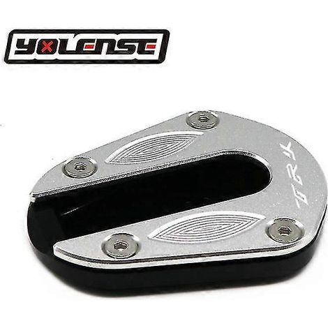 CNC-gefräste Seitenständer-Verlängerungsplatte für Benelli TRK502, TRK502X, TRK 502, 502X 1719 Motorrad – Schwarz