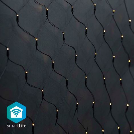 NEDIS SMARTLIFE - LED DÉCORATIVE - RAPPORTER - BLANC CHAUD - 280 LED'S - EXTÉRIEUR - MOTIFS DE MOUVEMENT - 3 X 2M - ANDROID/IOS (1/5)