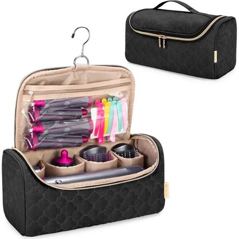 Sac De Voyage Compatible Avec Dyson Airwrap Styler Complete, Étui De Rangement De Voyage Portable Pour Airwrap Styler Et Accessoires, Noir (Brevet En Instance) (1/5)