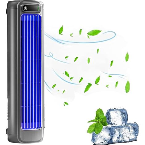 Ventilateur de refroidissement portable silencieux 3 vitesses ventilateur mural sans perforation pour bureau/cuisine/chambre (1/4)