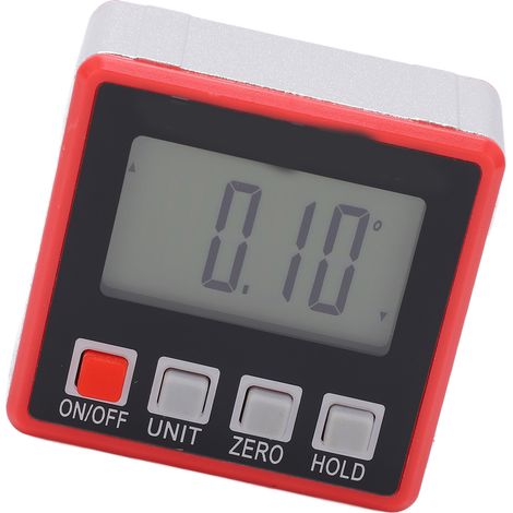 Elektronischer LED-Digitalwinkelmesser 4x90° Neigungsmesser, tragbarer Winkelmesser für Baukonstruktionen (1/5)