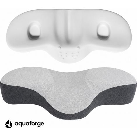 Almofada Cervical Ergonómica Espuma Viscoelástica Respirável 58 x 30 x 12 cm (1/5)