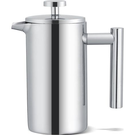 Cafetière à double paroi en acier inoxydable de 350 ml cafetière à piston avec filtre (1/5)