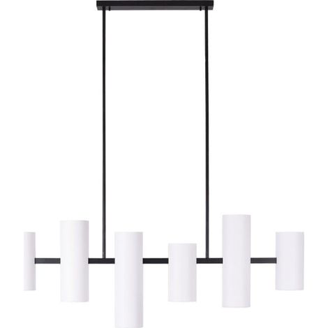 Lampada a sospensione Laxer 6xGU10 bianca Maxlight P0504 (1/3)