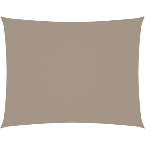 vidaXL Sunshade Sail Oxford Fabric Rectangular 2,5x4 m Taupe