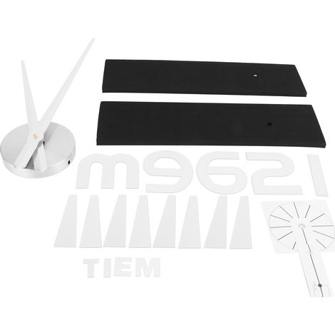 Horloge murale autocollante sans cadre, surface miroir, pour salon, chambre ou bureau, décoration à faire soi-même, argent (1/5)