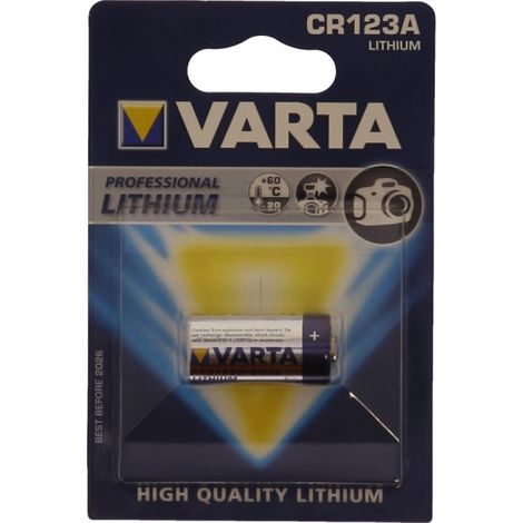Pile lithium 3V CR123 6205301401 pour Appareil Photo KONICA MINOLTA