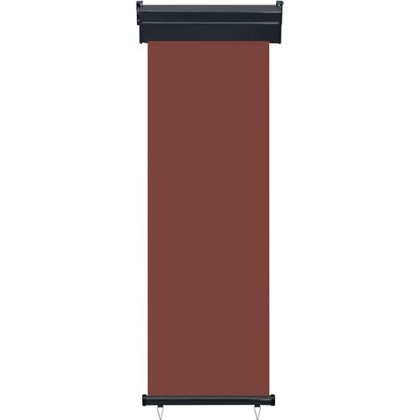 Tenda da Sole Tendalino Laterale per Balcone 65x250 cm Marrone (1/5)