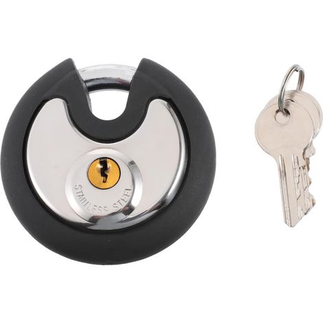 verrou disque rond en acier inoxydable avec protection pour (1/5)