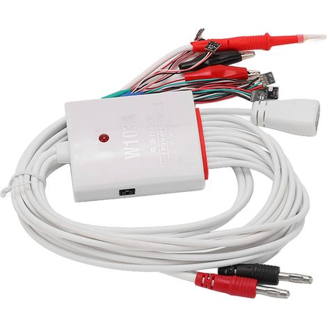 Câble d'alimentation double port de connexion pour la réparation d'appareils électroniques, alimentation CC, câble de démarrage avec stylo (1/5)