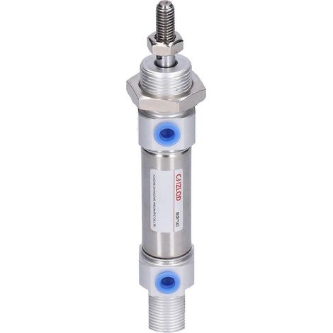 Mini-Luftzylinder mit Edelstahlkolbenstange für pneumatische Hubbewegungsgeräte, 20 mm Bohrung, MI20x