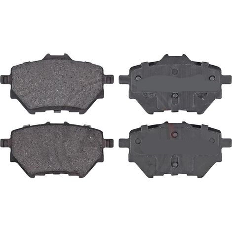KIT PASTIGLIE FRENO POSTERIORI compatibile con PEUGEOT PARTNER CASSONE/LIMOUSINE SPAZIOSA (K9) / PASTIGLIE FRENANTI AUTO OEM 35020  35258, / SOSTITUZIONE DIRETTA / BASSA POLVERE / SILENZIOSO