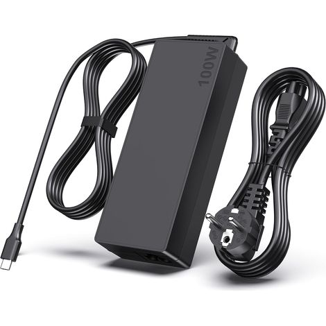 100W Chargeur USB C Rapide Ordinateur Portable Adaptateur pour Mac Book Pro/Air Lenovo Thinkpad/Yoga HP Huawei Xiaomi Air Dell ASUS Acer Universel PD Type-C Alimentation (1/5)