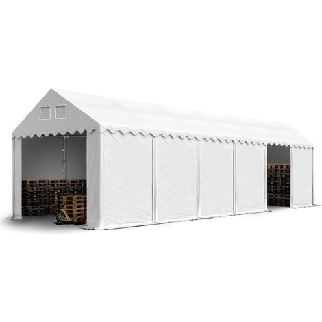 3x12m Tente de stockage TOOLPORT, PVC 800 N, H. 2,6m