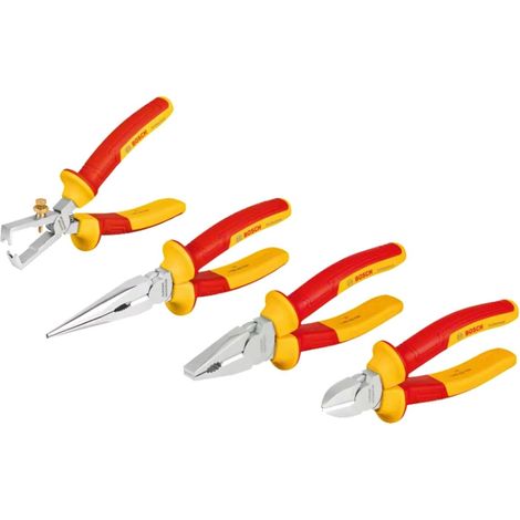 Bosch Utensili - Set di pinze isolate da 4 pezzi 1600A02NG1 (1/7)