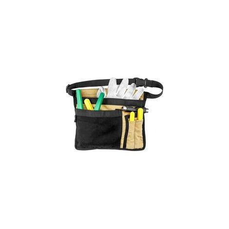 Werkzeugtragegürtel, Utility-Tasche mit Fächern, Werkzeugschürzenbeutel, Gartenwerkzeug-Gürtel für Männer und Frauen, für Zimmerleute, Elektriker und Mechaniker. (1/4)