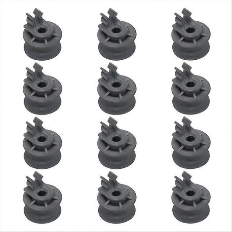 Packung mit 12 oberen Korbrollen 4581DD3002A für Geschirrspüler, Nylon-Ersatzteile, einfacher Austausch, kompatibel mit den meisten Modellen. (1/5)