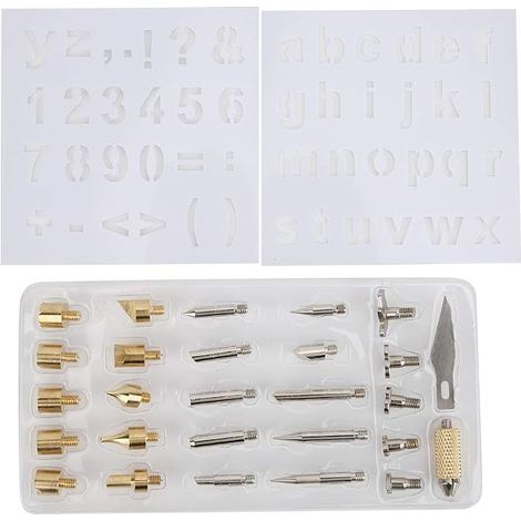 Soldering Iron Tips, Set of 28 for Pyrography and Wood (1/5)