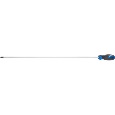 Draper No.1 450mm PZ Type Screwdriver with Soft Grip Handles – Extra Long Reach Precision Screwdriver (Model 53487) (1/5)
