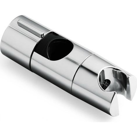 Support Pommeau de Douche,Support Douchette réglable de 19 à 25 mm de diamètre,Support de Douche pour Barre de Poussée Réglable,Mural Coulissant de Remplacement pour Salle de Bain,Chromé-Chrom (1/5)