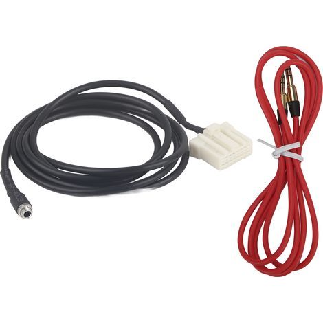 Módulo de cable AUX IN para coche, adaptador de audio, conector compatible con Mazda 2/3/5/6/MX5/RX8 (1/5)