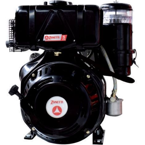 Motocultor diesel completo ZANETTI S510F1E cónico 30 arranque eléctrico