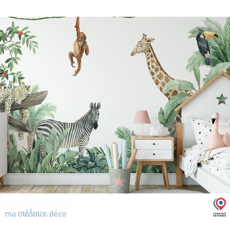 Papier peint : Animaux de la savane - Intissé - 200 cm - 280 cm (1/5)