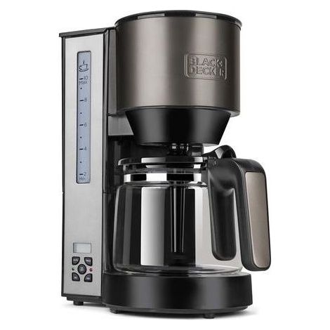 Caffettiera con Caraffa in Vetro Display LCD per 10 Tazze 870w (1/2)