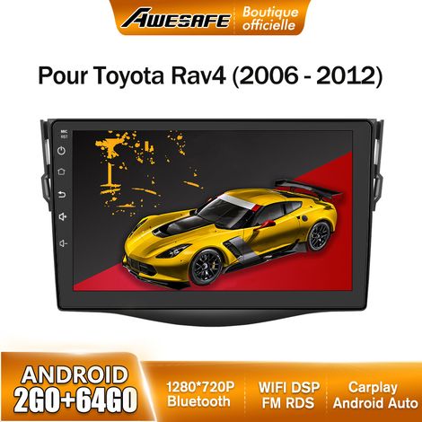 AWESAFE Autoradio Android 13 pour Toyota Rav4 (2006-2012) 2Go+64Go avec 9'' écran Tactile Carplay Android Auto GPS Bluetooth (1/5)